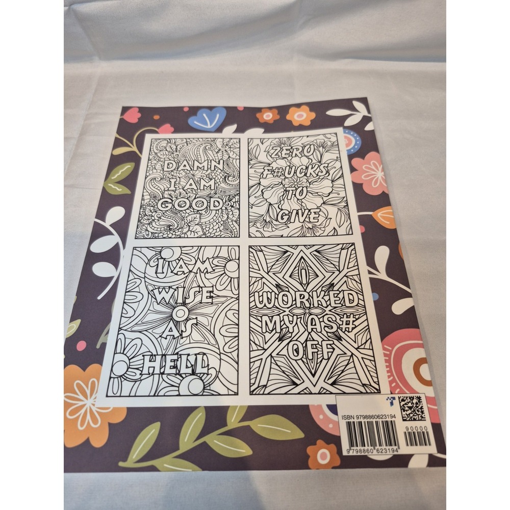 Patient‎ Service Representative Coloring Book PSR Paperback Swear Words New Gift - Picture 2 of 2